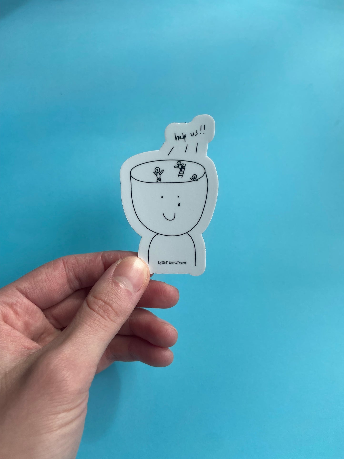 Help Us!! Sticker