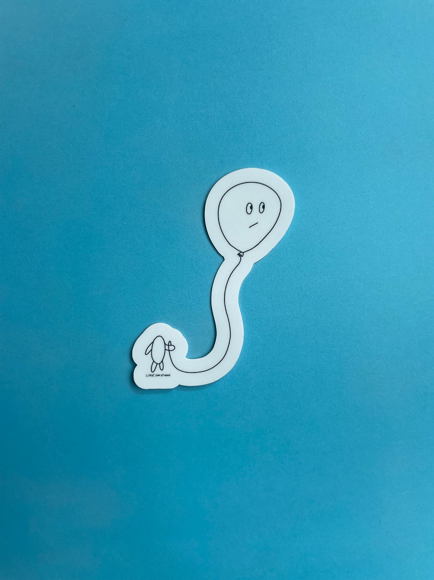 Original Mr. Ballooney Head Sticker