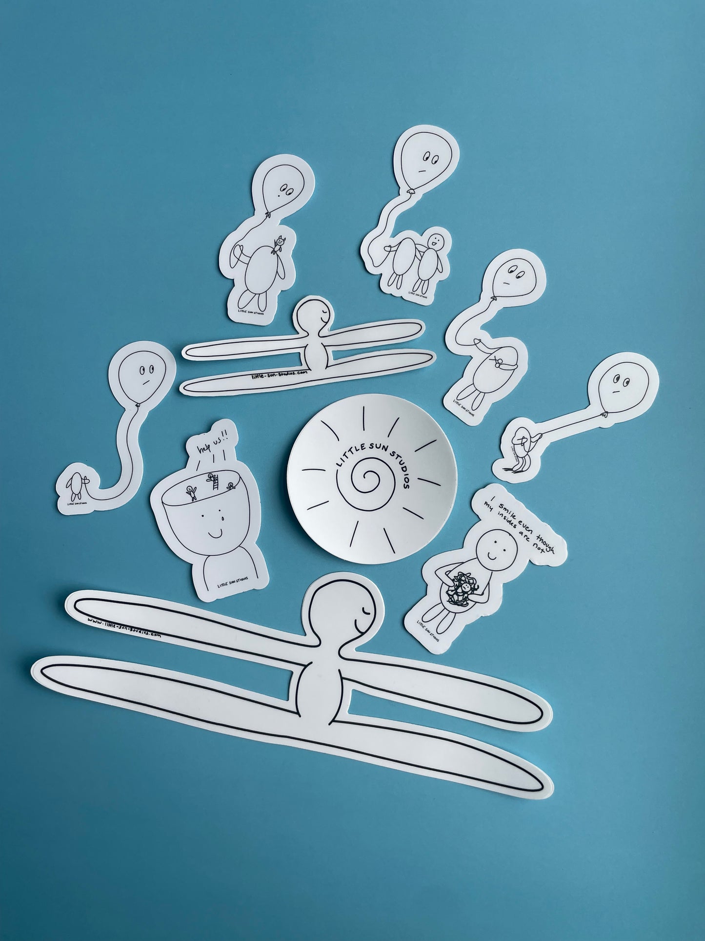 Original Mr. Ballooney Head Sticker
